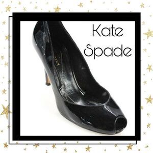 KATE SPADE NEW YORK SLIP ON PEEP TOE PUMPS 6.5